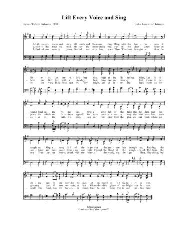 Lift Every Voice And Sing Sheet Music PDF – Scouting Web