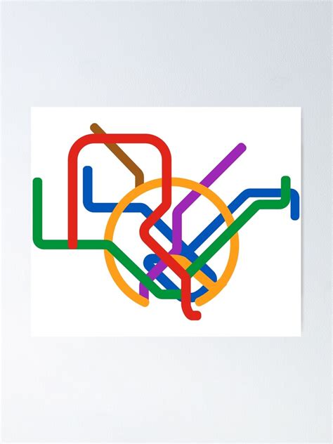 "Singapore MRT Map" Poster by Plasmak | Redbubble