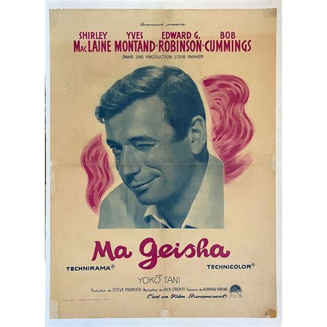 MY GEISHA French Movie Poster - 23x32 in. - 1962