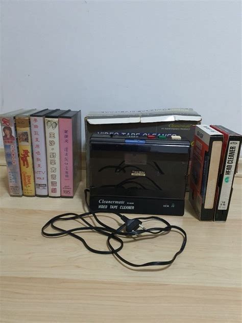 VHS tape cleaner + cleaning tapes+ 5 VHS tapes, Hobbies & Toys, Memorabilia & Collectibles ...