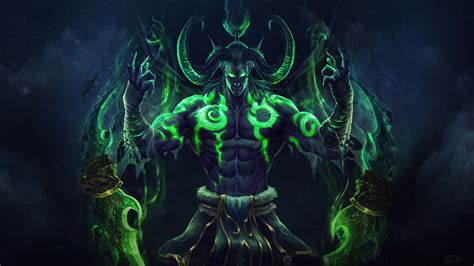 Illidan Stormrage, Demon Hunter, WoW, 4k HD Phone Wallpaper | Rare Gallery