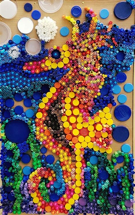 4 Year Old Arts And Crafts | Plastic bottle art, Recycled art projects ...