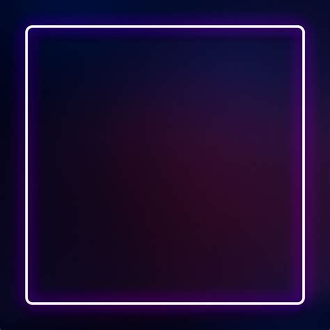 Glowing neon frame on a dark purple background | free image by rawpixel ...