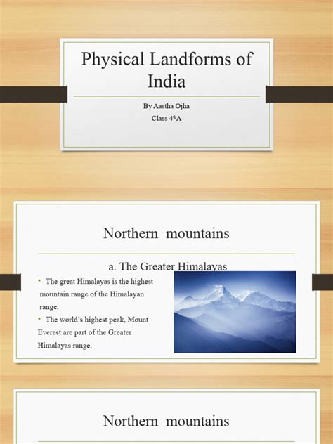 Physical Landforms of India | PDF