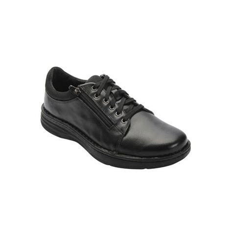 Drew Shoes Mens Dakota - Black | DiabeticShoesHub