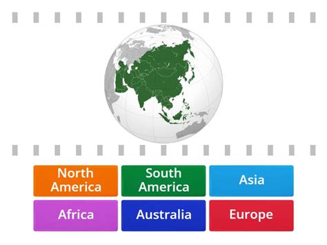 Guessing the continent - Find the match