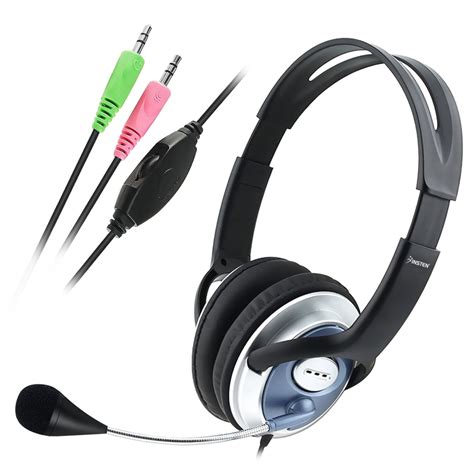 Insten 242515 3.5mm Hands-free Headset Headphone with Microphone Mic for VOIP SKYPE Laptop PC