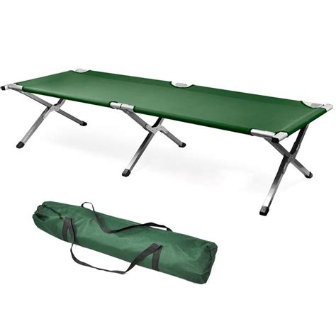 Ktaxon Folding Camping Cot,Outdoor Portable Camp Bed, Hiking Army Military Style Sleeping Cots ...