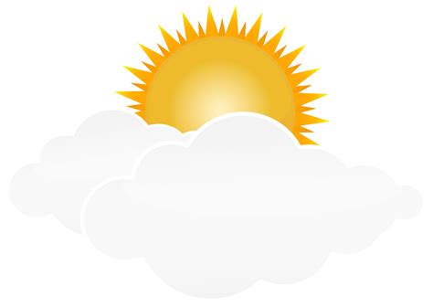 Sun And Clouds Clipart | Free download on ClipArtMag