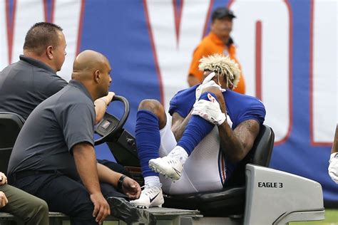 Odell Beckham Jr.’s ankle injury clouds his future with the Giants ...