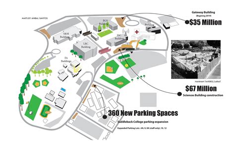 Saddleback College Campus Map - Texas Map With Cities And Counties