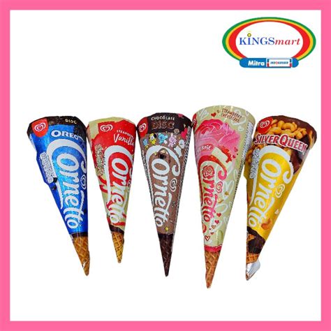 Jual cornetto es krim Walls cone chocolate oreo strawberry rose ...