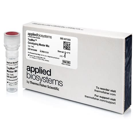 Applied Biosystems TaqMan Genotyping Master Mix 1 x 1mL:PCR Equipment and | Fisher Scientific