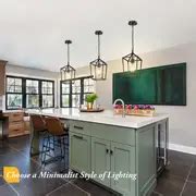 Farmhouse Black Pendant Light Kitchen Island Industrial - Temu