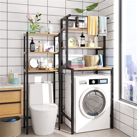 Heavy Duty Metal Bathroom Shelf 3 Tier Storage Shelf Rack for Bathroom ...