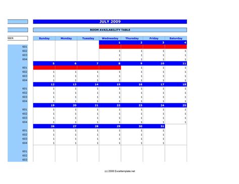 Excel Room Booking Spreadsheet in Free Hotel Reservation Manager ...