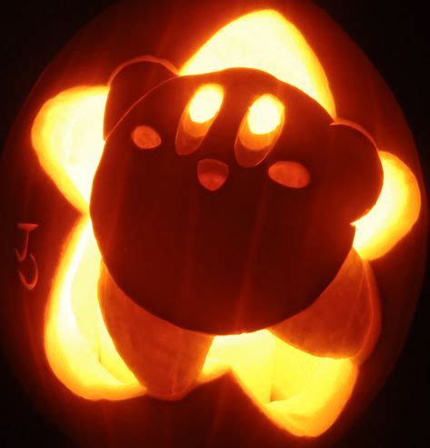 nintendo Kirby pumpkin … | Pumpkin stencil, Pumpkin carving designs