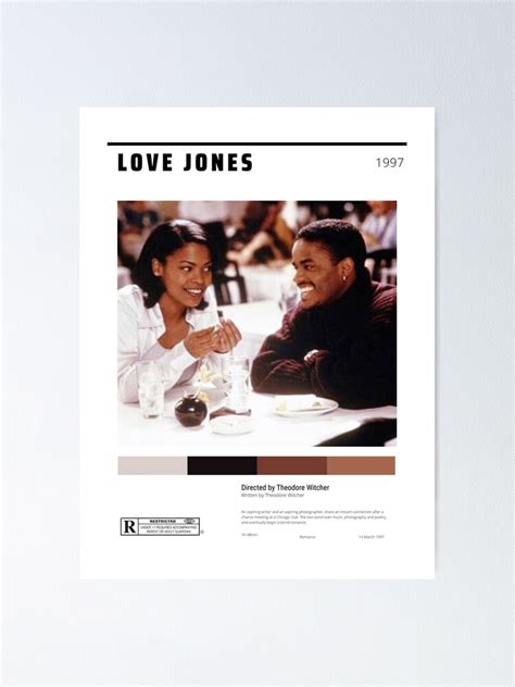 "Love Jones Minimal Movie Poster" Poster for Sale by SweetDee360 | Redbubble