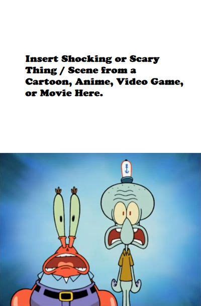 Squidward and Mr. Krabs are Shocked or Scared Meme by Vincent-Rocchio on DeviantArt | Spongebob ...