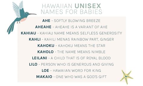 Hawaiian Culture: Names & Meanings – DE PURELEI