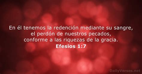 Efesios 1:7 - Versículo de la Biblia - DailyVerses.net