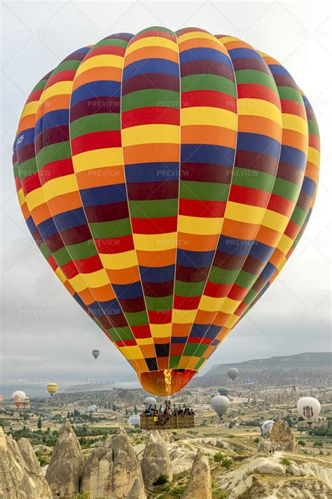 Hot Air Balloons On Goreme - Stock Photos | Motion Array