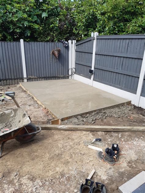 How to build a concrete base for a wooden shed - Hankintech