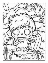 Halloween Coloring Pages For Kids Monster Mash  Etsy sketch template