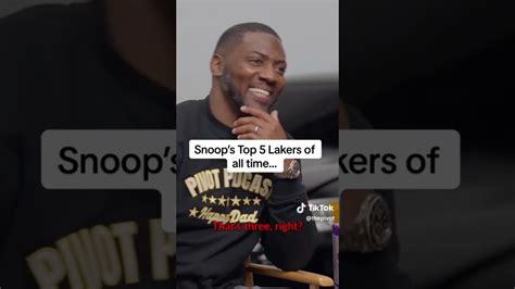 Snoop Dogg names his top 5 @lakers of all time #snoopdogg #lakers - Win ...