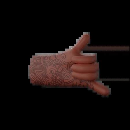 Free Call Me Gesture With Hand 3D Illustration - Free Download Sign ...