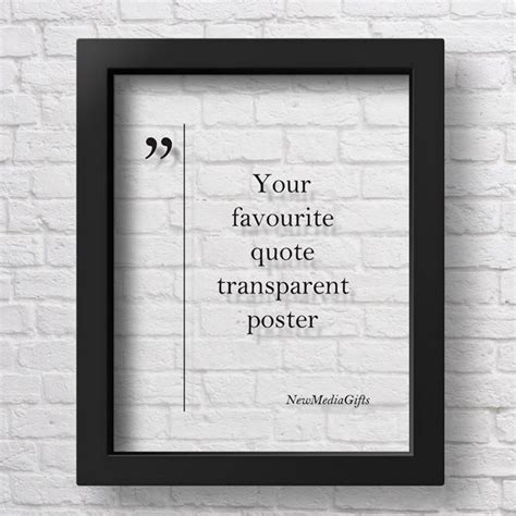 Custom Quote Poster - Etsy