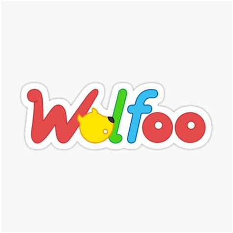 "Wolfoo Logo| Perfect Gift|wof foo" Sticker for Sale by bonnieatee | Redbubble