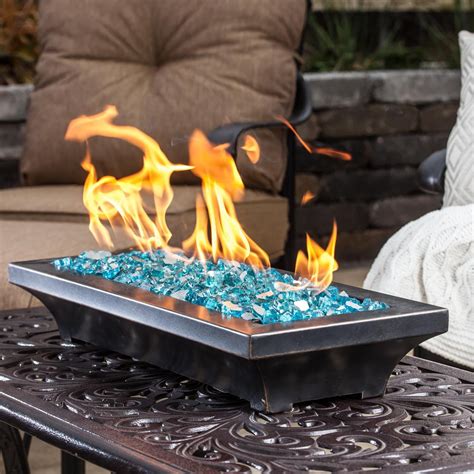 Lakeview Outdoor Designs Lavelle 24-Inch Table-Top Propane Fire Pit - Oil Rubbed Bronze : BBQGuys