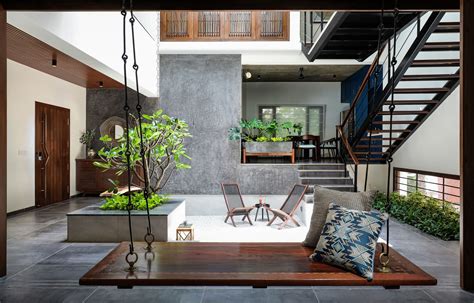 This contemporary house in Chennai is grounded in traditional South-Indian architecture