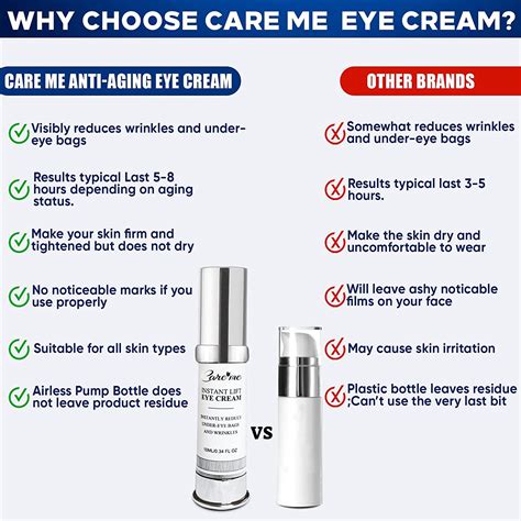 Firming Eye & Face Cream - Reduce Bags & Puffiness, Smooth Wrinkles ...