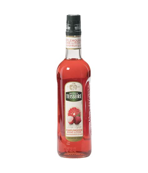 Mathieu Teisseire Pink Grapefruit & Lychee Syrup - Gold Quality Award 2020 from Monde Selection