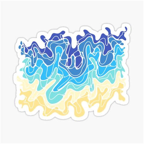 "Uranic Pride Flowing Flag" Sticker for Sale by Katie-Olive | Redbubble