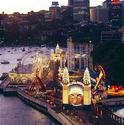 NSW; Sydney; Attractions; Luna Park; | Luna park sydney, Australia travel, Parks in sydney