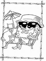 Spongebob Flowers Coloring Pages sketch template