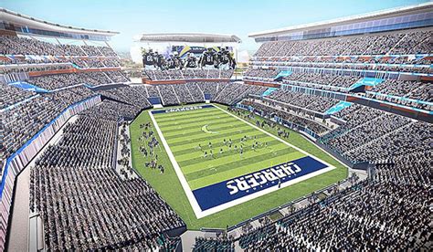 San Diego officials say $1.1-billion stadium plan for Chargers is 'on track' - Los Angeles Times