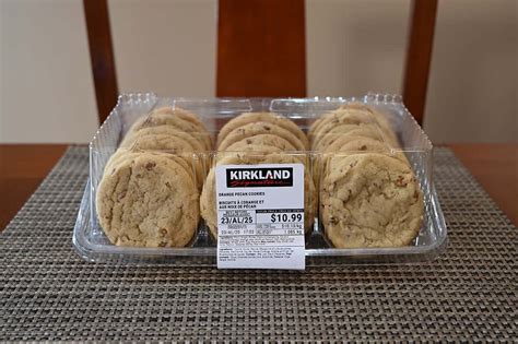 Costco Kirkland Signature Orange Pecan Cookies Review - Costcuisine