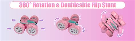 Remote Control Cars,Pink Rc Car for Girls with Unicorn Pattern,4WD 2 ...