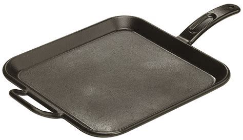 Buy Lodge Pro-Logic 12 Inch Square Cast Iron Griddle. Pre-Seasoned ...