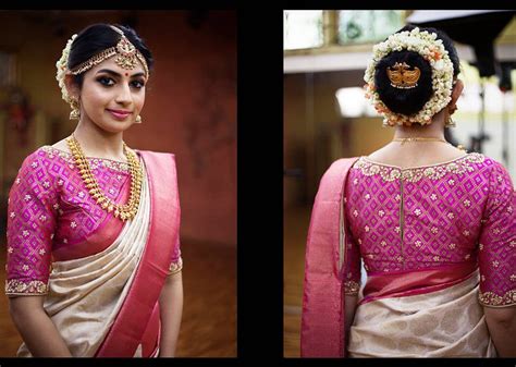 10 Boat Neck Blouse Designs that Work Wonders with Lehenga and Saree for a Bride