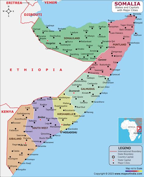 Political Map Of Somalia Somalia Political Map Maps Of | Porn Sex Picture