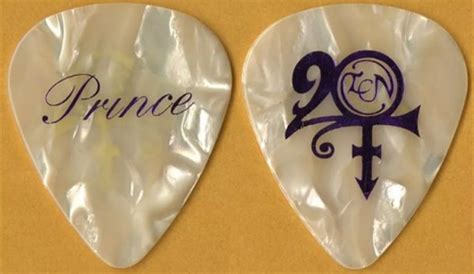 Prince Guitar Pick 2010 “20 ten“ tour, the artist Formerly Known as ...