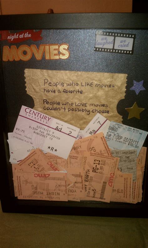 movie ticket holder! this is what i want to make! | Love movie, Movie ...