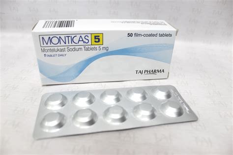 Montelukast Sodium Tablet 5mg Taj Pharma - Taj Generics Pharmaceuticals | Taj Pharma