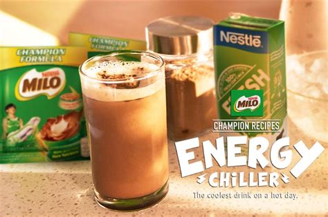 MILO® Energy Chiller Iced Chocolate Drink Recipe | MILO® Philippines