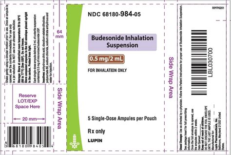 Budesonide Inhalation Suspension - FDA prescribing information, side effects and uses